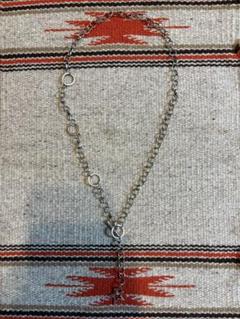 美品　ブルーナボイン　七夕ネックレス　シルバー