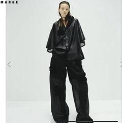 週末セール　MARGE マージ　美品　ブラウス　襟付きのサムネイル