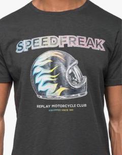 リプレイ　メンズ　半袖Tシャツ　replay