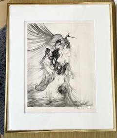 ウィリアムトーマス「鳥と女」銅板画 ウィリアムトーマス「鳥と女」銅板画 - メルカリ