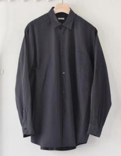 comoli シャツ ネイビー