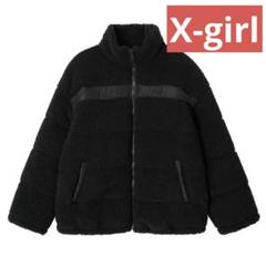 XGIRL フリース裏地 ブラックジャケット ファー ダウン ファー取り外し可能 楽天市場】x-girl ファー（ブランドエックスガール）の通販