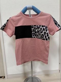 【即発送♪】レオパード柄ピンクTシャツ 約110サイズ