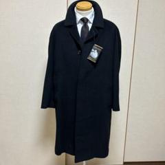 【美品】バレストリーノ　カシミヤ混 ダブル チェスター コート　ロング　ブラウン 美品】バレストリーノ カシミヤ混 ダブル チェスター コート