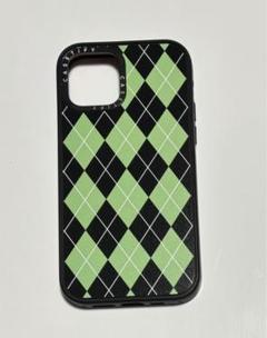casetify iPhone12 スマホケース　チェック柄