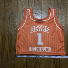 オレンジ メッシュ BEAMS IKEBUKURO手提げ