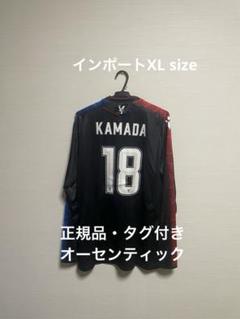 XL 鎌田大地【正規品】クリスタルパレス 長袖 アウェイユニフォーム 24-25