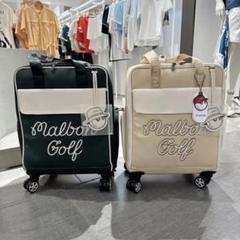 Malbon マルボン ゴルフ スーツケース キャリーケース ゴルフ バッグ 緑 Malbon マルボン ゴルフ スーツケース キャリーケース ゴルフ