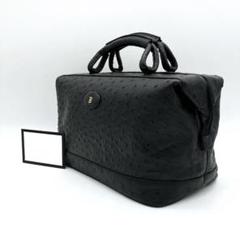 美品 JRA オーストリッチ 筒型 ミニボストン ハンドバッグ ブラック 黒 2025年最新】オーストリッチ ボストンの人気アイテム - メルカリ