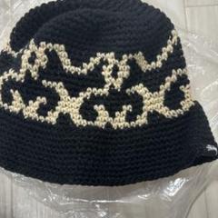 新品stussy クラッシャーハット バケットハット ニット