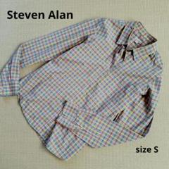 ☆美品☆Steven Alan 鮮やかチェックシャツ コットン100%のサムネイル