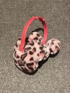 Disney ヒョウ柄 耳あて ピンク　イヤーマフ 売れ筋がひ贈り物！ ディズニー ミニーちゃん 耳当て 耳あて