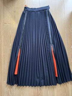 RISLEY ネイビー プリーツロングスカート フリーサイズ sacai RISLEY ネイビー プリーツロングスカート フリーサイズ sacai