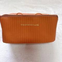 ⭐︎化粧ポーチ 大容量化粧ポーチ 旅行 化粧品整理 防水 軽量 ブラウンオレンジ
