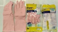 エステー化学 中厚手ゴム手袋 M サイズ 2双入