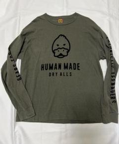 HUMAN MADE 長袖 Tシャツ オリーブグリーン
