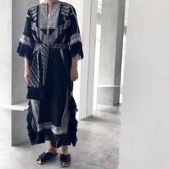 Cardo Fabrica 刺繍ワンピース フリンジ