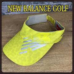 NEW BALANCE GOLF　ゴルフ　サンバイザー　フリーサイズ　イエロー