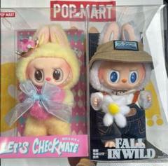 ぬいぐるみ LABUBU LET'S CHECKMATE FALL IN WILD THE MONSTERS Let's Checkmate Series-Vinyl Plush Hanging Card