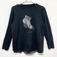 ジオン商事⭐️ 長袖Tシャツ カットソー　靴イラスト付 日本製