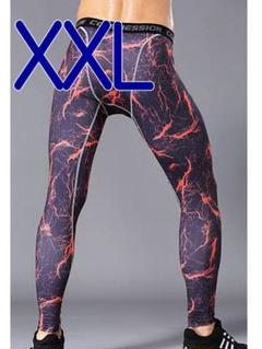 大きいサイズ XXL メンズタイツ メンズスパッツ レッドサンダー