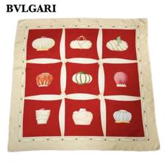 BVLGARI ぶるがり TOPKAPI RED 大判 スカーフ BVLGARI ぶるがり TOPKAPI RED 大判 スカーフ レディース