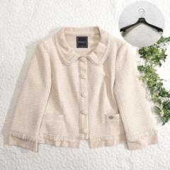 FOXEY　フォクシー　ジャケット　七分丈　レディース　38　ベージュ FOXEY - 未使用 FOXEY NEW YORK フォクシー 32378 コート 38 S