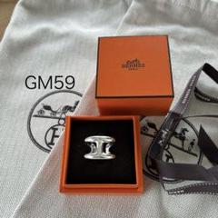 tac777★HERMES★/OSMOSE/GM/59【新品、パリ購入】 Hermes Ring Osmos GM SV925 #58 Box Card 21 Years | 東京銀座