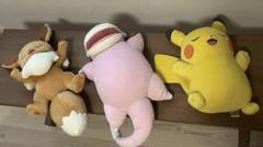 ポケモンスリープ もっちりぬいぐるみ ピカチュウ ヤドン イーブイ 3体セット