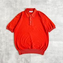 ヴィンテージ 70's PURITAN USA製 オレンジ 半袖 ニットポロ