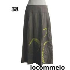 イオコムイオ iocommeio 伸縮ニット 変形チュニックプルオーバー