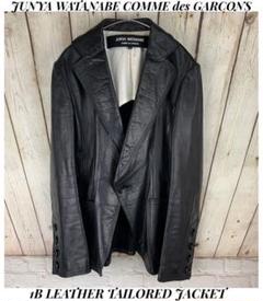 ギャルソン レザー ジャケットの中古/未使用品 - メルカリ 【別倉庫からの配送】 コムデギャルソン 希少品 シャツ ジャケット フェイクレザー シーム 黒 テーラードジャケット