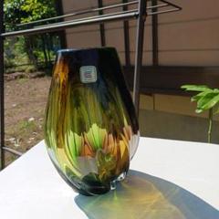 日本の匠KAMEI GLASS　カメイガラス　新品　未使用　美品　アート　箱付き 20%引き】KAMEI GLASS カメイガラス 花瓶 - メルカリ