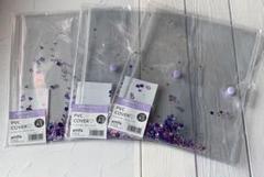 A5 PVC スパンコール入り セリア シンプルガール 3枚セット