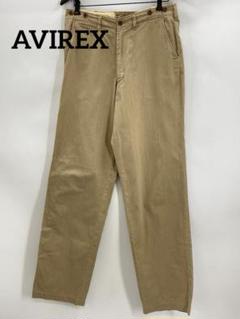AVIREX ベージュ チノパン XL AVIREX 【ポイント10倍】 アビレックス オフィサーパンツ
