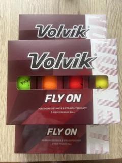 Volvik FLY ON ゴルフボール 4色セットx3箱