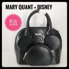 新品未使用　MARY QUANT　Disney　コラボ　リュック　ブラック 希少】マリークワント リュック ディズニー コラボ デイジー