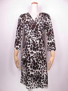 ダイアンフォンファステンバーグ　ヴィンテージドレス　カシュクールワンピース ダイアンフォンファステンバーグDIANE VON FURSTENBERG 裾異素材
