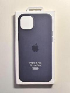 【新品】純正 iPhone 15 Plus シリコンケース・ストームブルー②