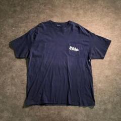 【ヴィンテージ】オーバーサイズ　Tシャツ　ポケット付　星　古着used SM3