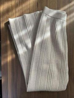 美品♡CANALJEAN♡REDCHOPWORKS♡ランダムリブニットパンツ