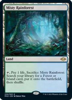 マジックザギャザリング 霧深い雨林 3枚セット MTG モダンホライゾン2 霧深い雨林/Misty Rainforest》[ZEN] 土地R | 日本最大級 MTG