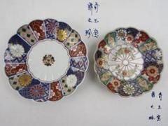 明治時代　大聖寺伊万里輪花小鉢　横幅10.3㎝　東Y6-0119③ 大聖寺伊万里 金襴手 更紗花文 菊形豆皿 明治時代 E106B | iichi