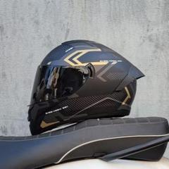 新品 ダブルレンズ フルフェイスヘルメット バイク ヘルメット