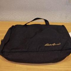 Eddie Bauer 黒 ナイロン クラッチバッグ 約30cm
