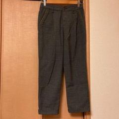 ワイドパンツ ハリスツイード