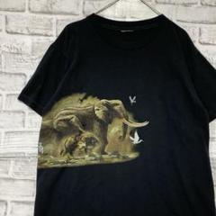 USA製90sヴィンテージTシャツ！シングルステッチ　ブラック半袖古着L721