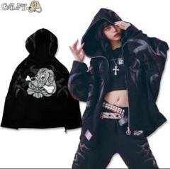 ガルフィー GALFY 大型犬 ジップアップパーカー 黒 部族系 XLサイズ ガルフィー GALFY 大型犬 ジップアップパーカー 黒 部族系 XL