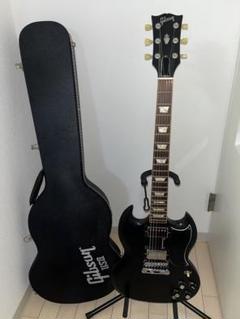 【最終値下げ！】Gibson SG ブラック エレキギター ハードケース付属 最終値下げ！】Gibson SG ブラック エレキギター ハードケース付属