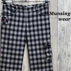 マンシングウェア　Munsing wear チェック柄　ゴルフパンツ　11号